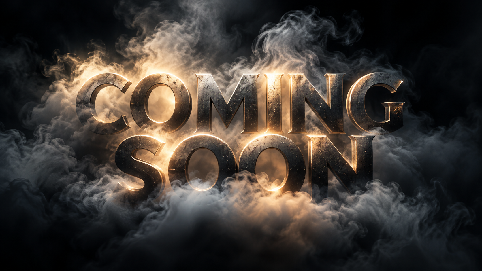 Coming soon, emerging from smoke